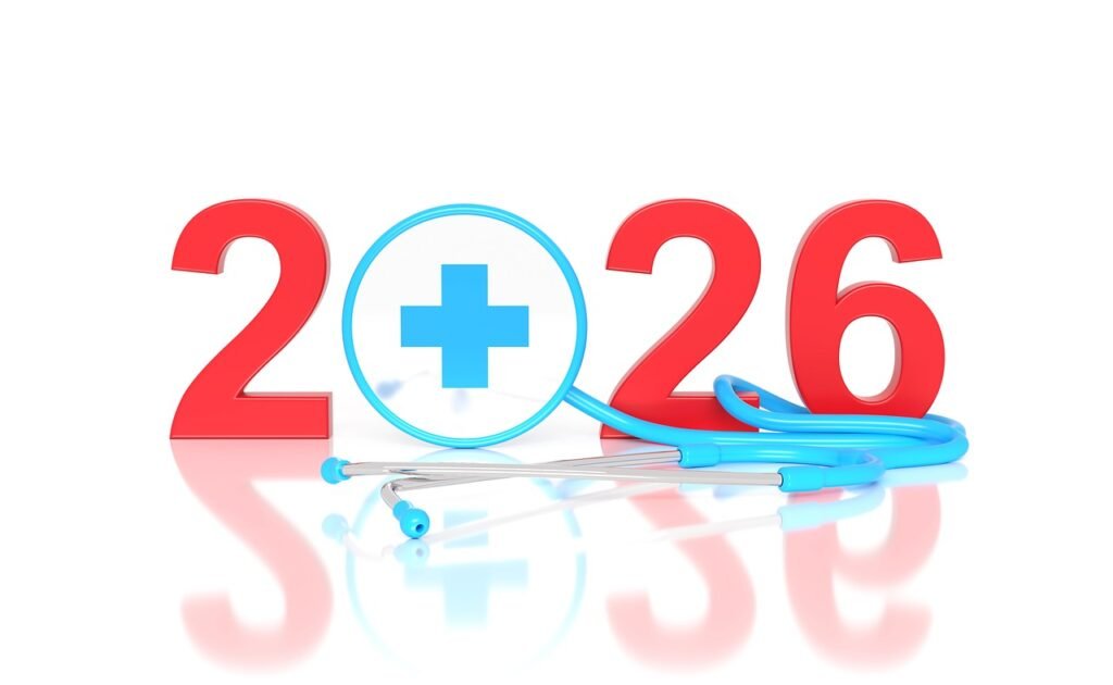 new year, celebrations, concept, design, happy, holiday, new, new-year, medical, year, seasonal, care, clinic, doctor, examination, health, healthcare, hospital, life, medicine, safety, service, stethoscope, 26, 2026
